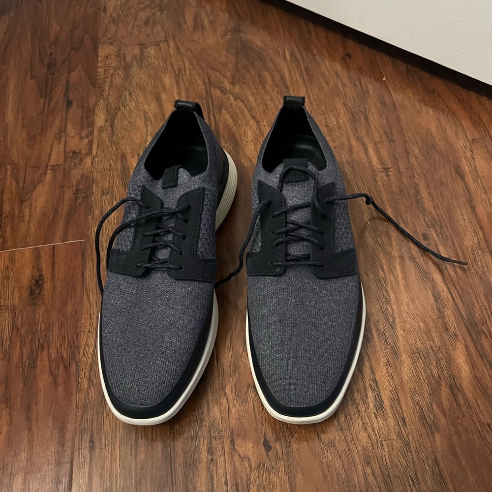 Wolf & Sheppard Stylish Swiftknit Navy crossover Dress shoes